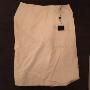 Burberry White Skirt